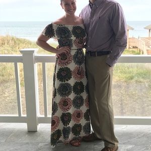 LOFT Dresses - LOFT off the shoulder floral dress LOFT Dresses - LOFT off the shoulder floral dress